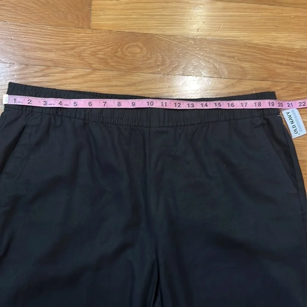 Old navy women’s linen blend high rise wide leg pants size xlarge tall . - Picture 3 of 9